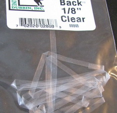 scud back 1/8 clear Hareline 